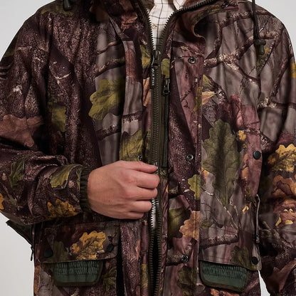 Jack Pyke Hunter camo waterproof jacket with hood and pockets