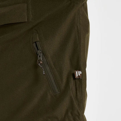 Jack Pyke junior Galbraith smock with dark olive green trousers and zip pocket