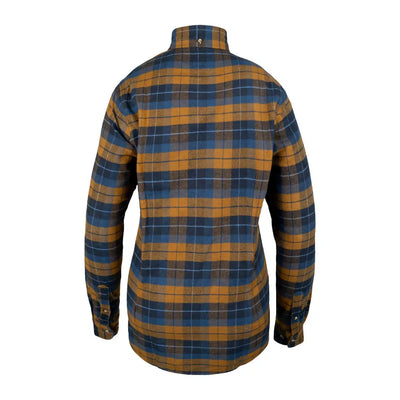 Plaid long-sleeved Jack Pyke Ladies Bleasdale Heavy Flannel Shirt for stylish comfort