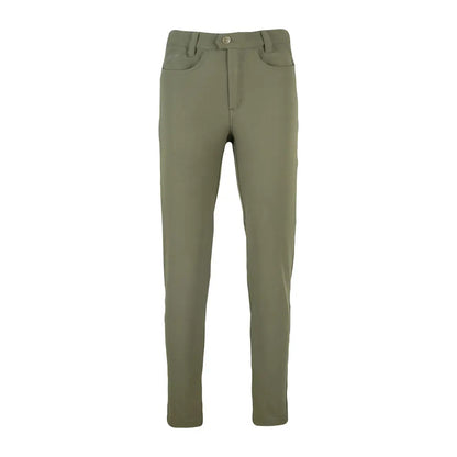 Jack Pyke ladies contour stretch pants in olive green slim fit