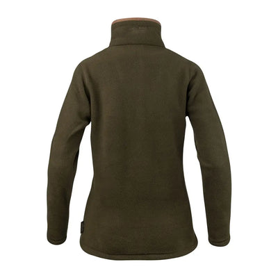 Olive green fleece jacket from Jack Pyke Ladies Countryman collection for cozy comfort