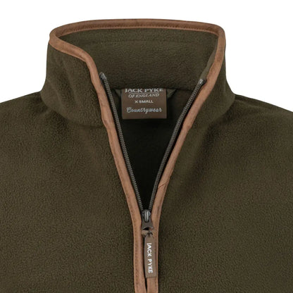Olive green fleece jacket from Jack Pyke Ladies Countryman collection