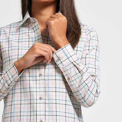 Jack Pyke Ladies Countryman long sleeved shirt in pastel plaid