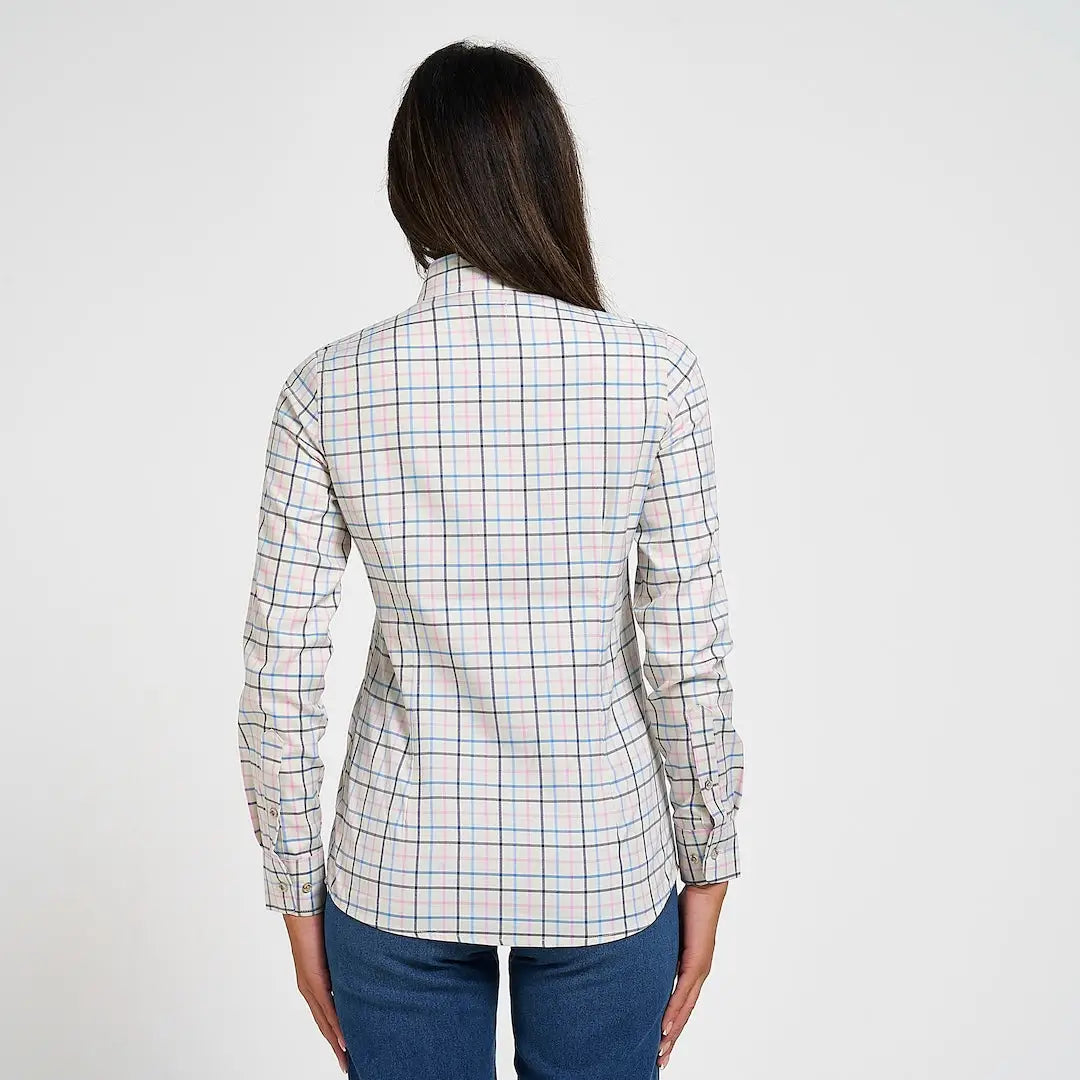 Jack Pyke Ladies Countryman long sleeved shirt in pastel check