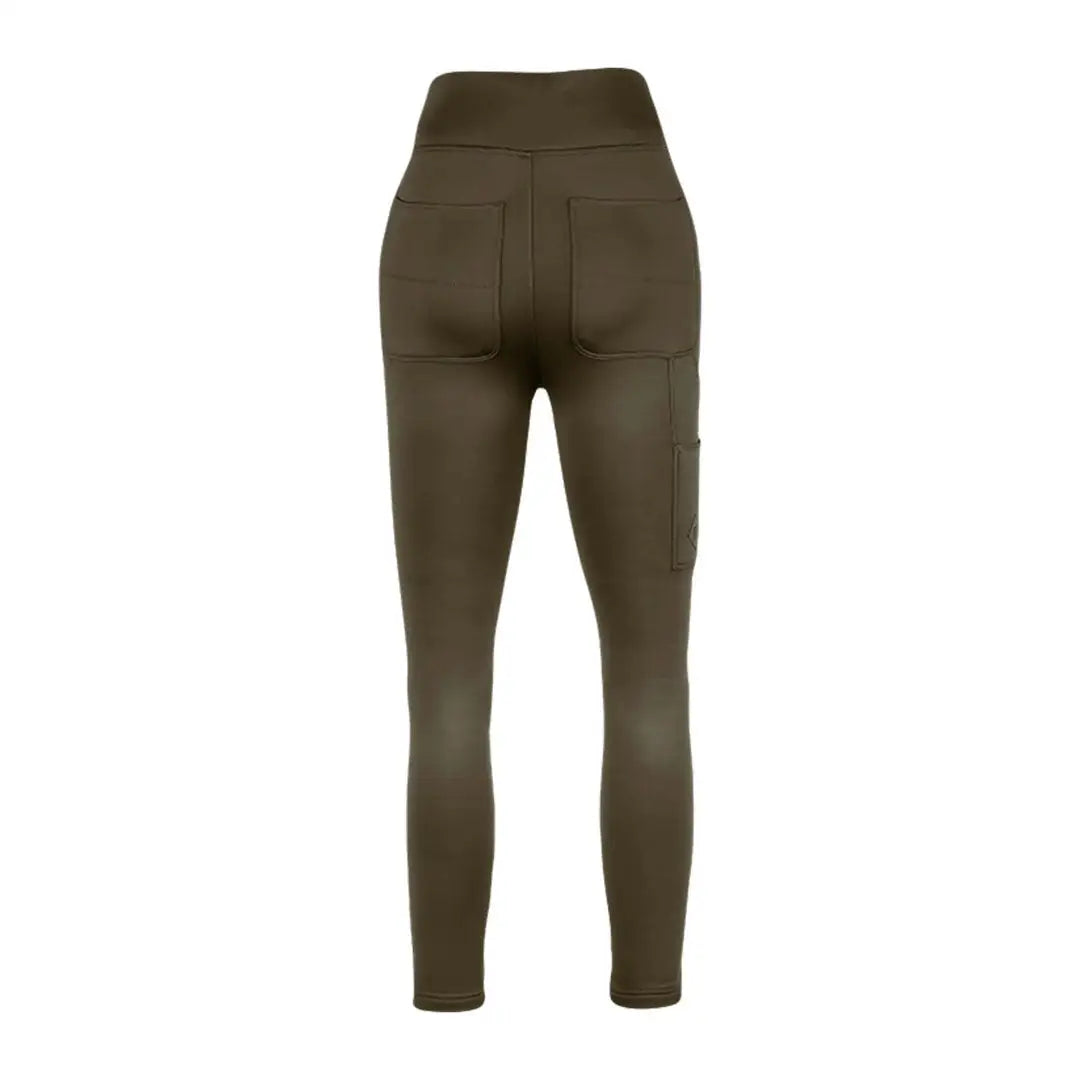 Jack Pyke ladies utility leggings in olive green with pockets