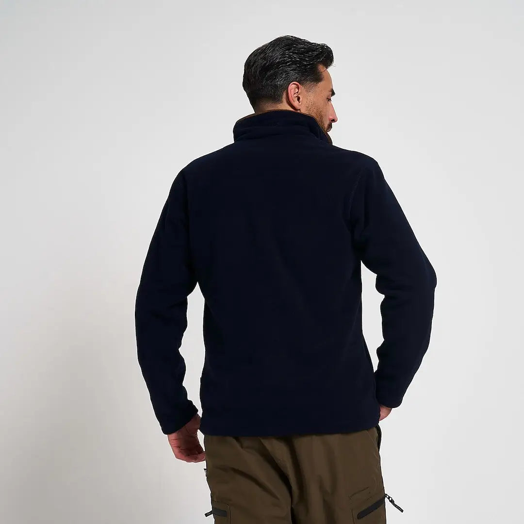 Jack Pyke Mens Countryman Fleece: dark navy blue pullover jacket