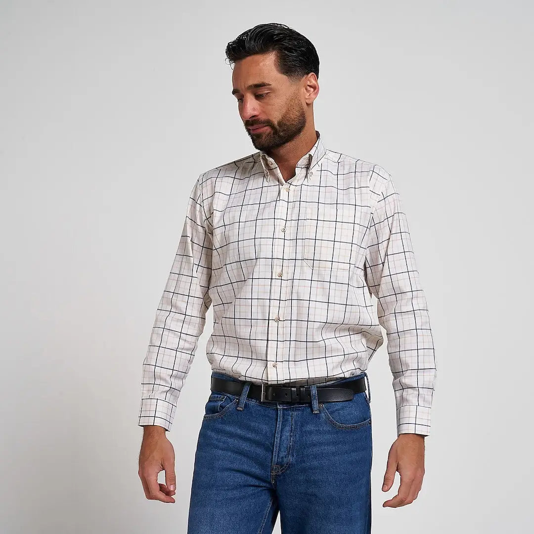 Jack Pyke Countryman classic checked shirt on man