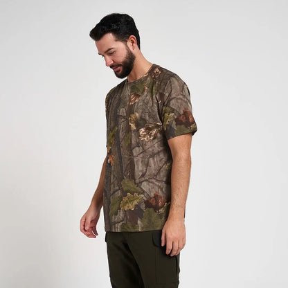 Jack Pyke Quick Wick t-shirt in woodland camo pattern