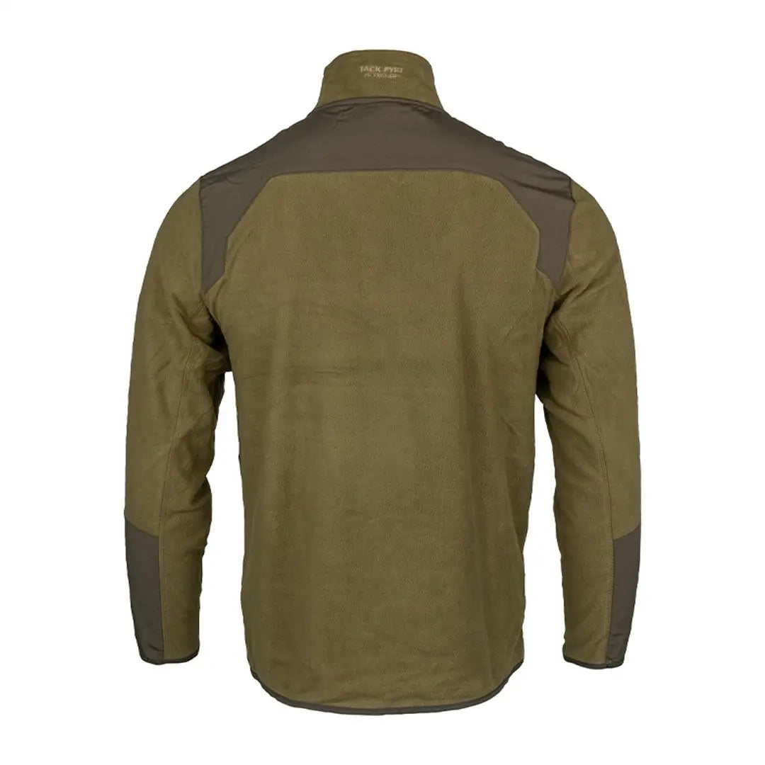 Olive green Jack Pyke Rannock Fleece Pullover perfect for any outdoor adventure