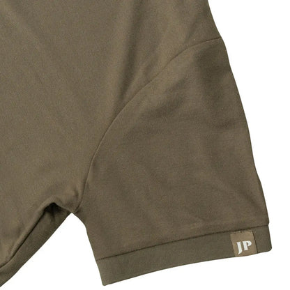Jack Pyke Shires polo shirt in olive green with textured fabric