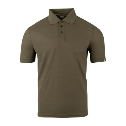 Jack Pyke Shires polo shirt in olive green with short sleeves