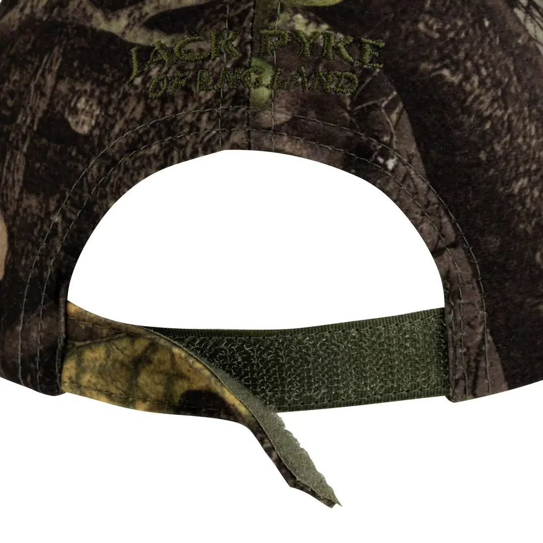 Camouflage baseball cap with adjustable strap, perfect for Jack Pyke Stealth fans
