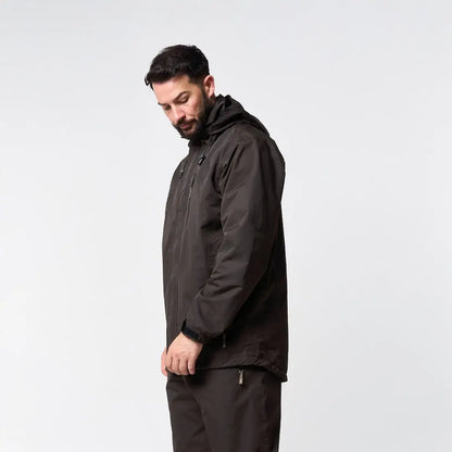 Jack Pyke technical featherlite jacket in sleek black hooded design