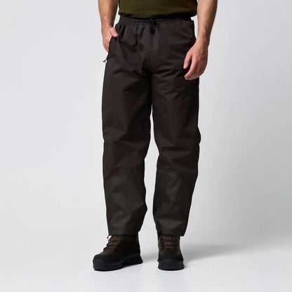 Jack Pyke Technical Featherlite Trousers in dark olive green, lightweight waterproof suit