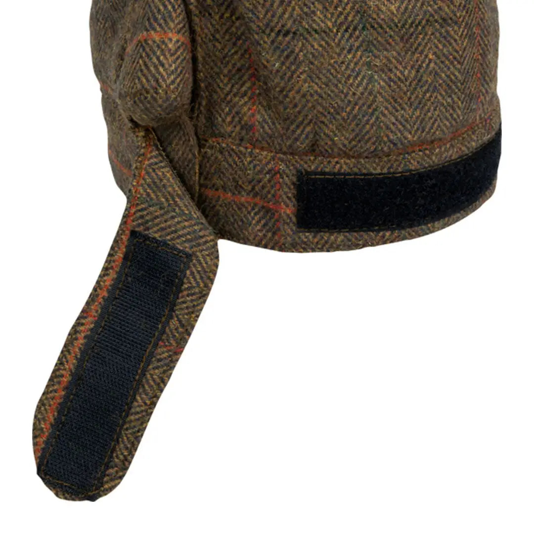 Jack Pyke tweed winter hat with herringbone pattern in country clothing