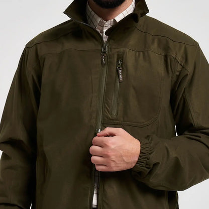 Jack Pyke Weardale field jacket in olive green with zippered pocket