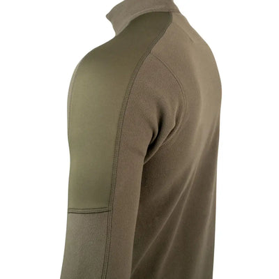 Tan Jack Pyke Weardale fleece jacket with reinforced seams and high collar