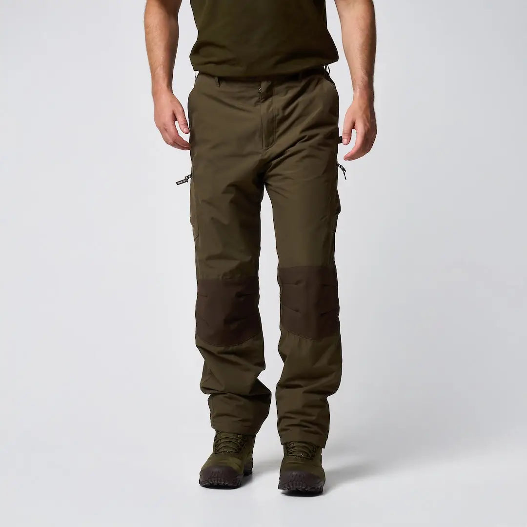 Jack Pyke Weardale olive green tactical cargo pants with reinforced knees