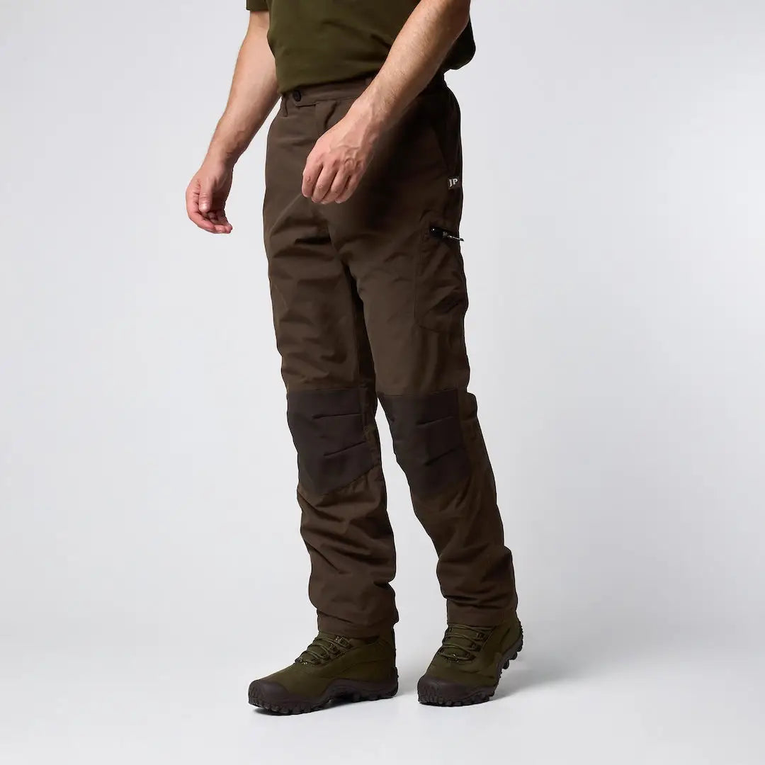 Jack Pyke Weardale dark olive green tactical pants with reinforced knees and utility pockets