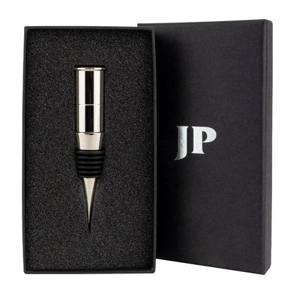Sleek Jack Pyke Wine Stopper in a classy black gift box for stylish gifting