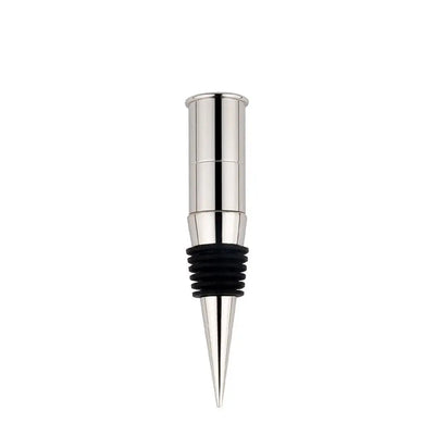 Stainless steel Jack Pyke wine stopper with black rubber seal for freshness