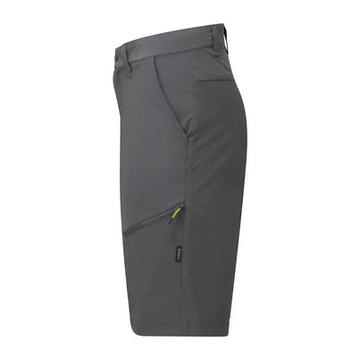 Gray hiking shorts by Keela, perfect for outdoor adventures in Keela Bidean Shorts