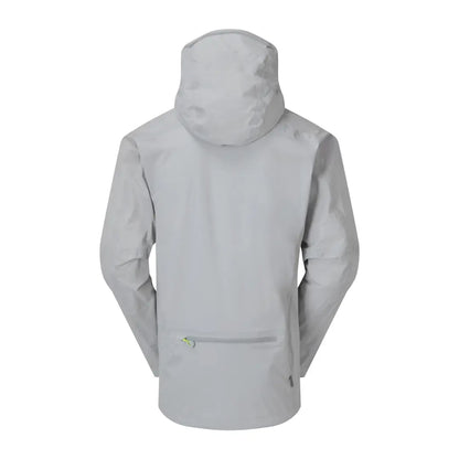 Light gray Keela Saxon Jacket with a zippered back pocket for style and convenience