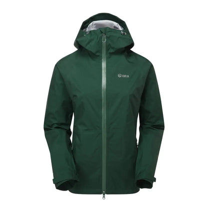 Dark green waterproof Cairn Jacket for women, perfect for country clothing and hunting adventures