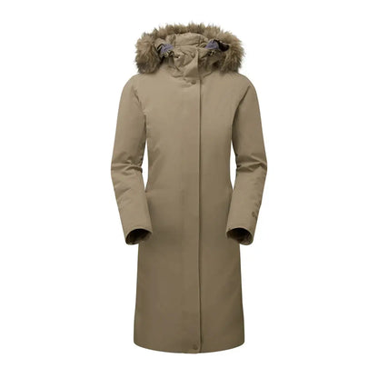 Keela Womens Crofter Parka with contemporary silhouette and fur-trimmed hood for everyday life