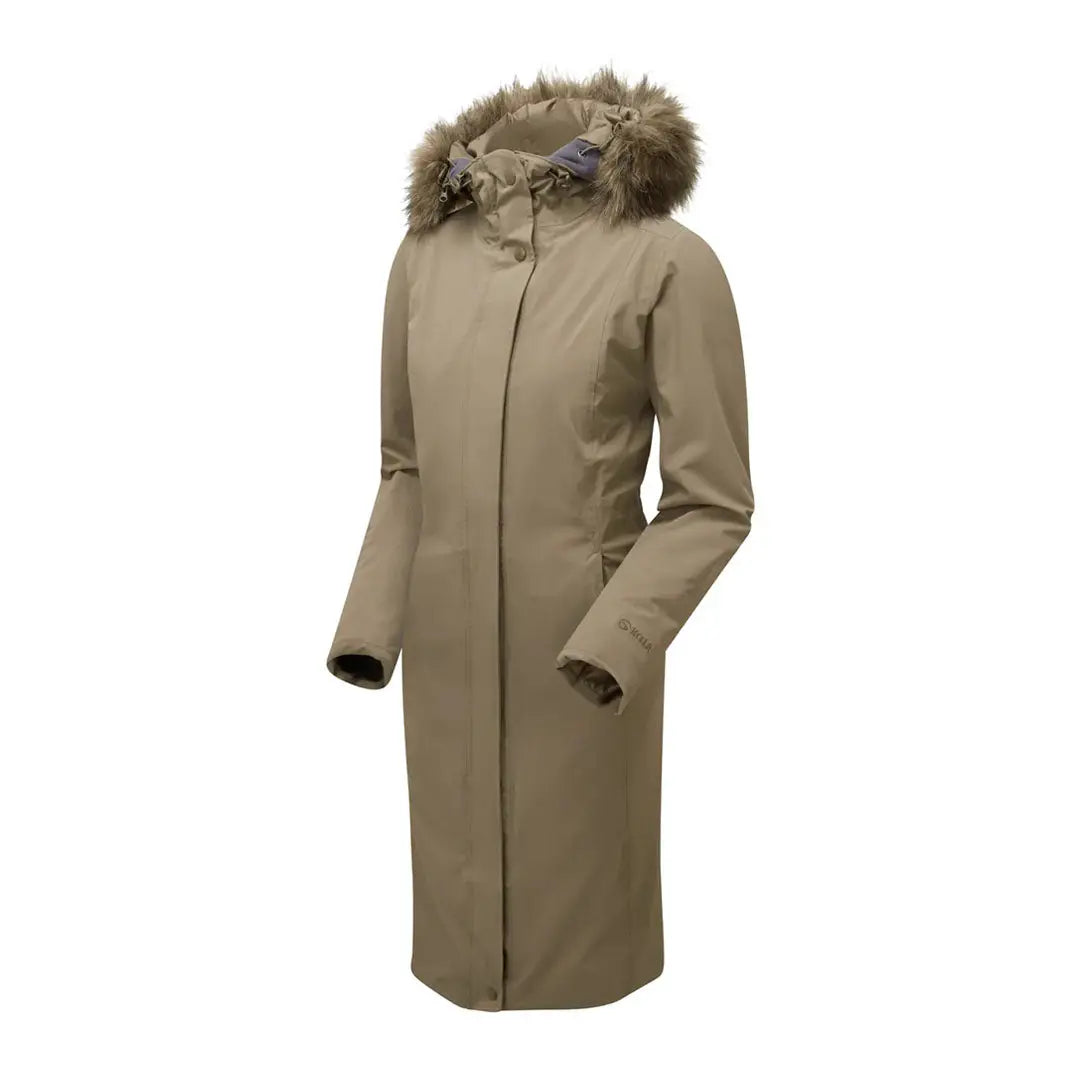 Keela Womens Crofter Parka with contemporary silhouette and fur-lined hood for everyday life