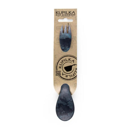 Eco-friendly Kupilka Spork cutlery set in cardboard packaging for outdoors lovers