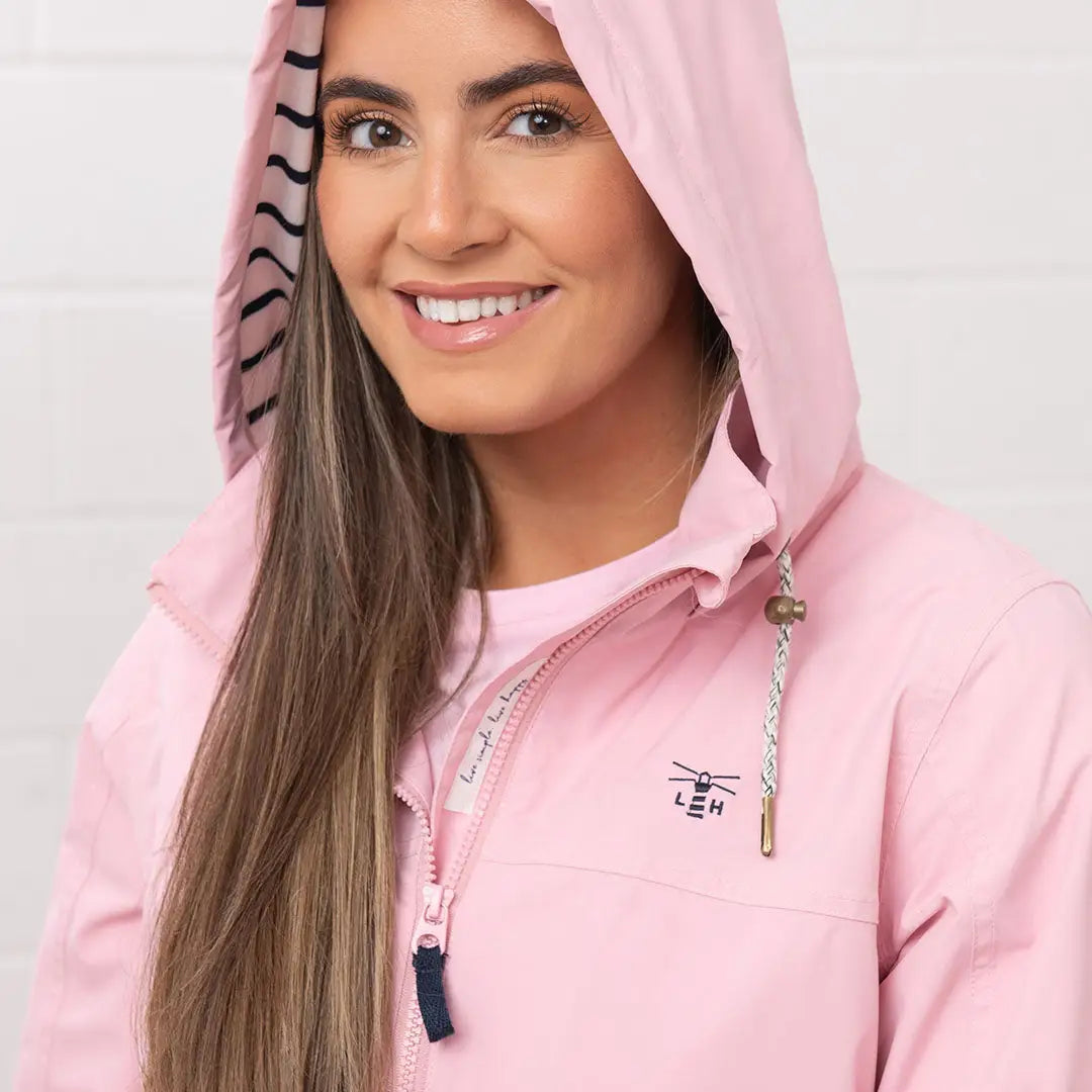 Stylish Pink Hooded Jacket from Lighthouse Ladies Beachcomber II Coat collection