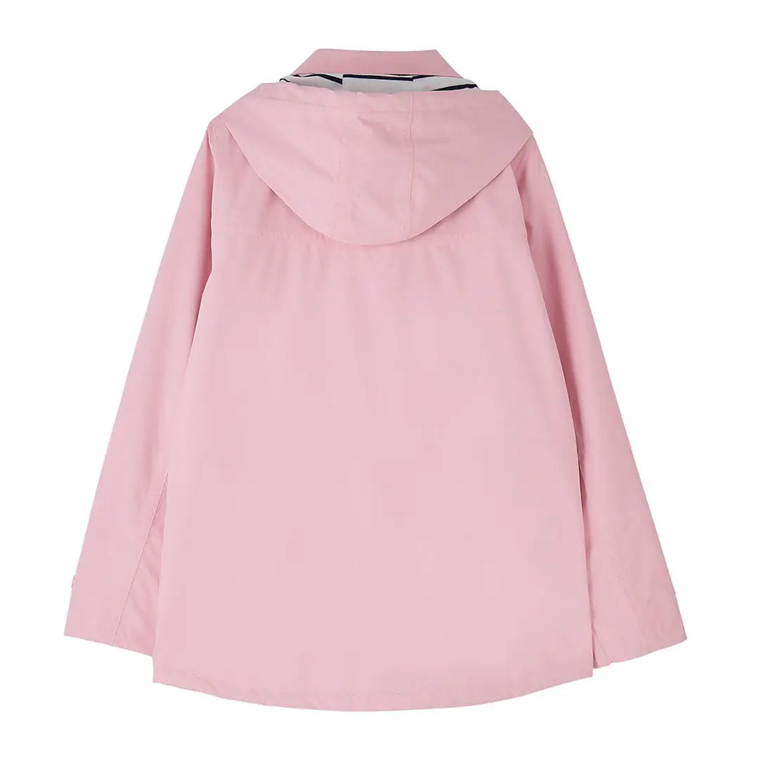 Pink hooded jacket of the Lighthouse Ladies Beachcomber II Coat for stylish beach outings