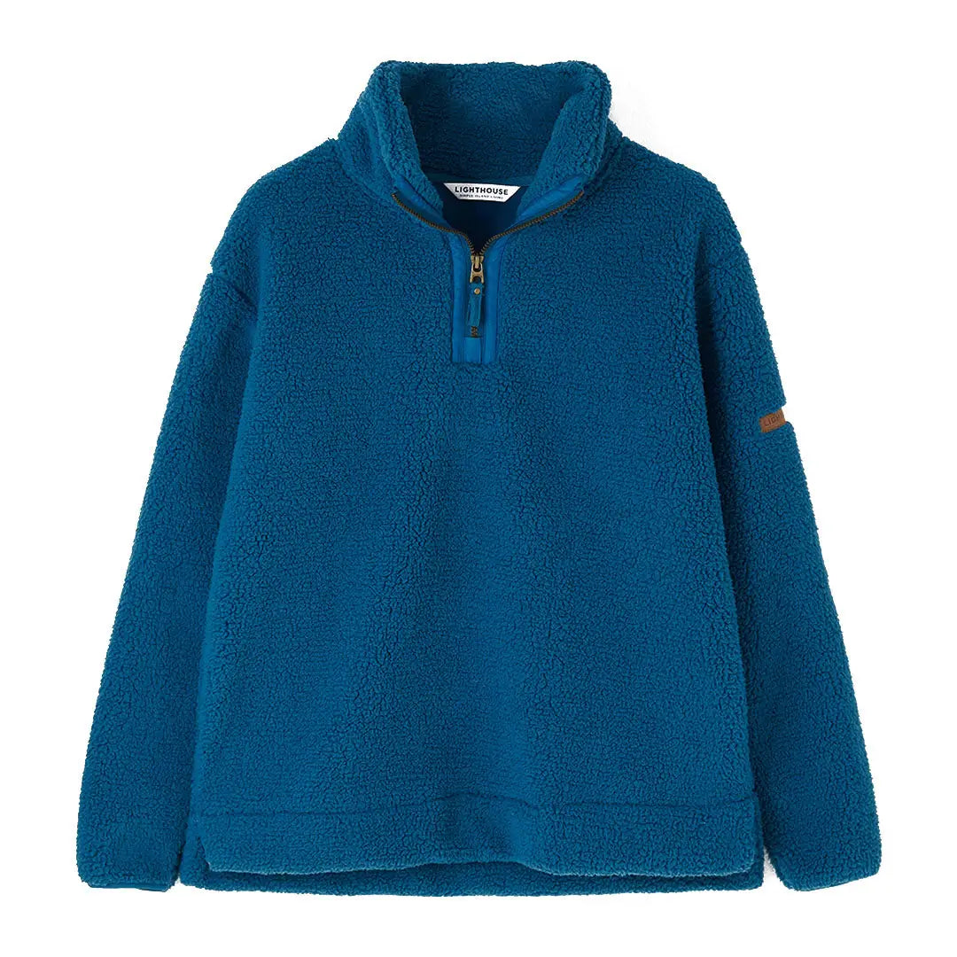 Blue Lighthouse Ladies Coast Fleece half-zip pullover for cozy outdoor style
