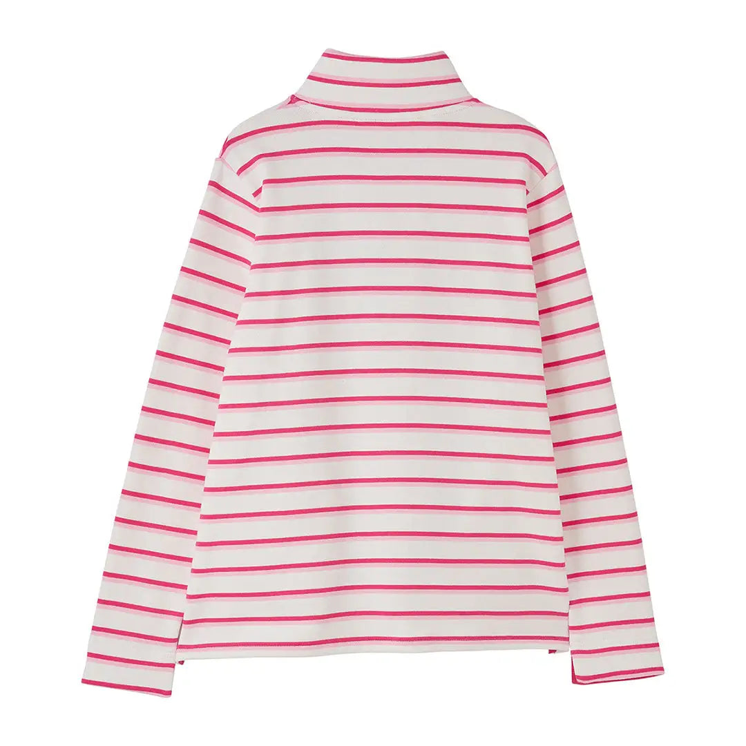 Lighthouse Ladies Haven II Jersey long-sleeved pink-striped turtleneck shirt for women