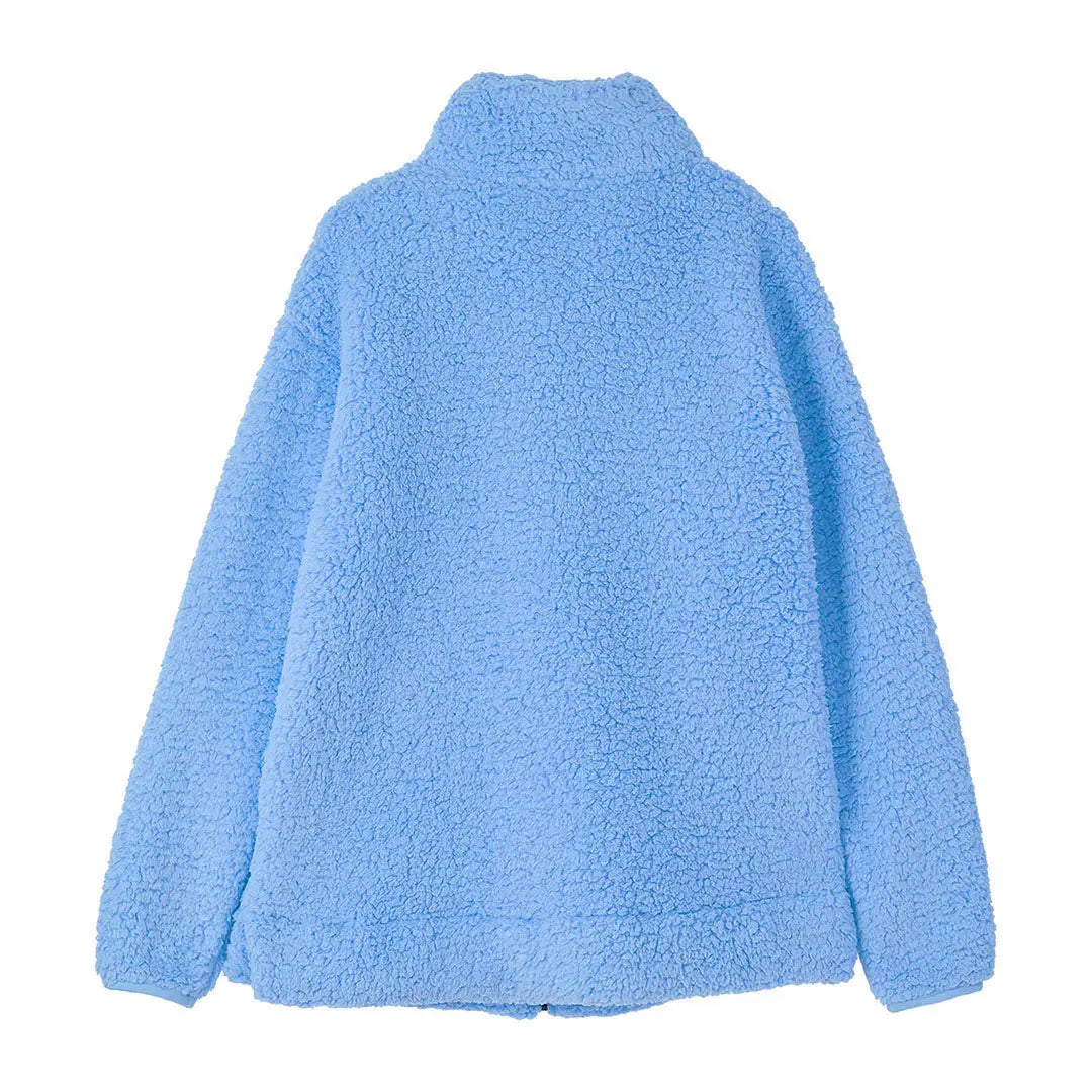 Light blue Lighthouse Ladies Seashell Fleece jacket perfect for cozy layering