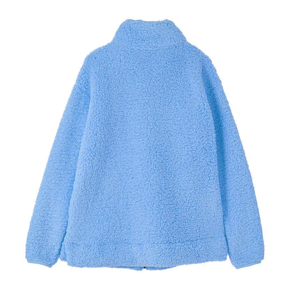 Light blue Lighthouse Ladies Seashell Fleece jacket perfect for cozy layering