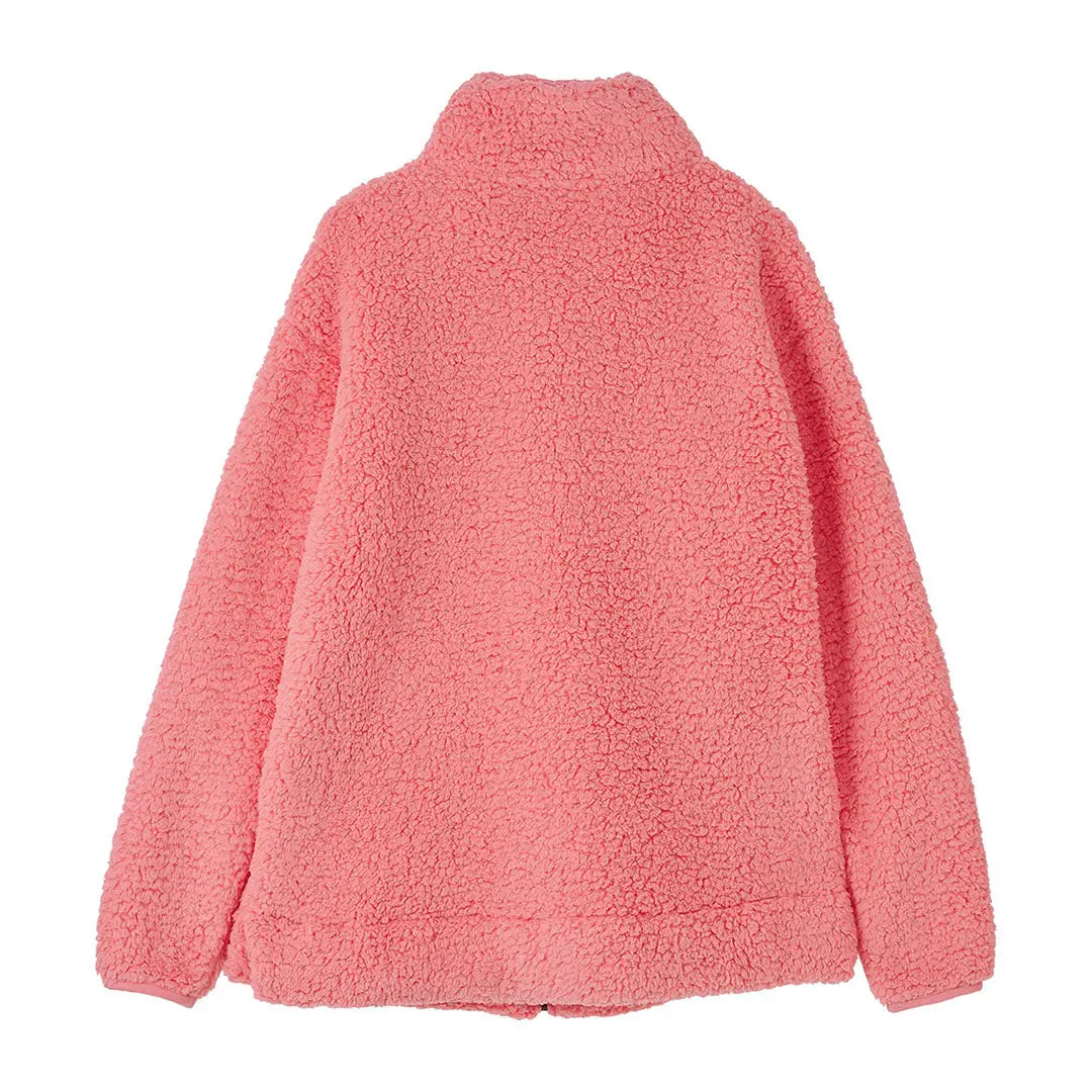 Cozy Pink Sherpa Jacket from Lighthouse Ladies Seashell Fleece collection