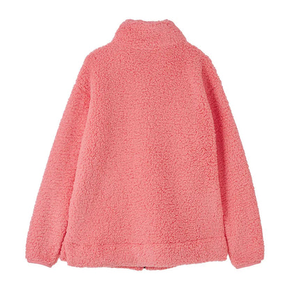 Cozy Pink Sherpa Jacket from Lighthouse Ladies Seashell Fleece collection