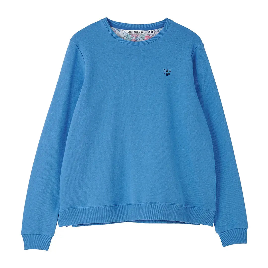 Blue long-sleeved sweatshirt from Lighthouse Ladies Seaside Jersey collection