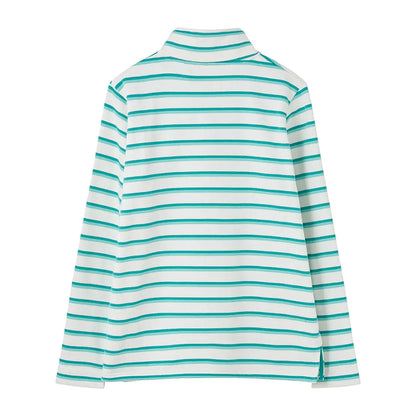 Stripe long-sleeved turtleneck shirt from Lighthouse Ladies Shore II Jersey collection