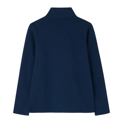 Dark blue Lighthouse Ladies Shore II Jersey long-sleeved quarter-zip pullover for women