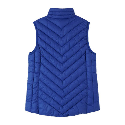 Blue quilted vest from Lighthouse Laurel, perfect for country clothing and hunting adventures