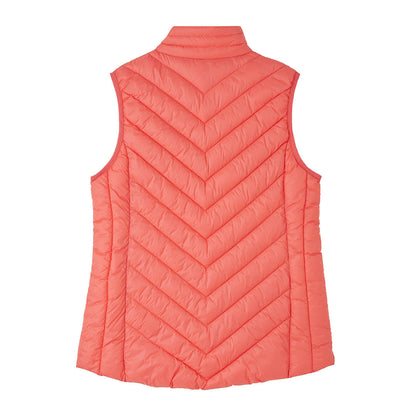 Coral quilted vest from Lighthouse Laurel, perfect for country clothing and hunting trips