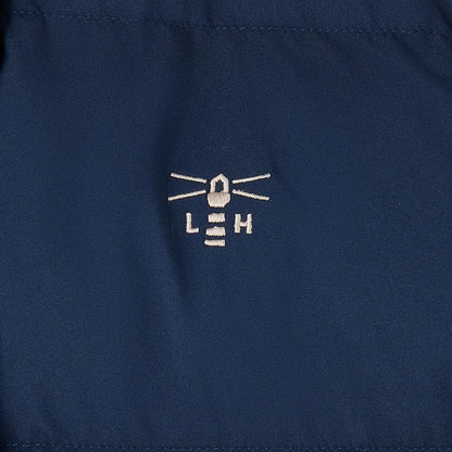 Dark blue Lighthouse Margot Ladies Coat with light embroidery lighthouse logo
