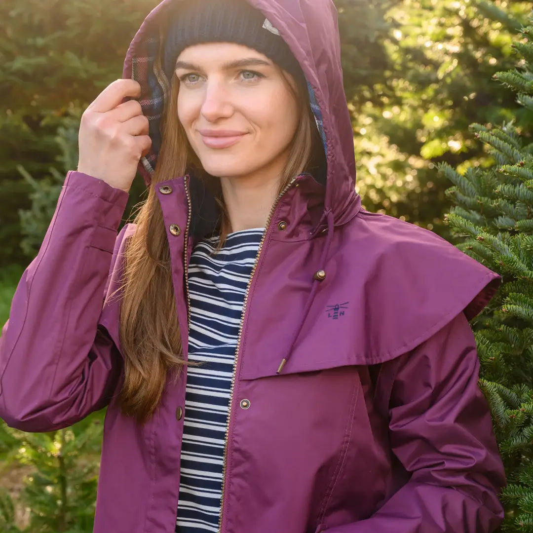 Purple raincoat ladies 2025