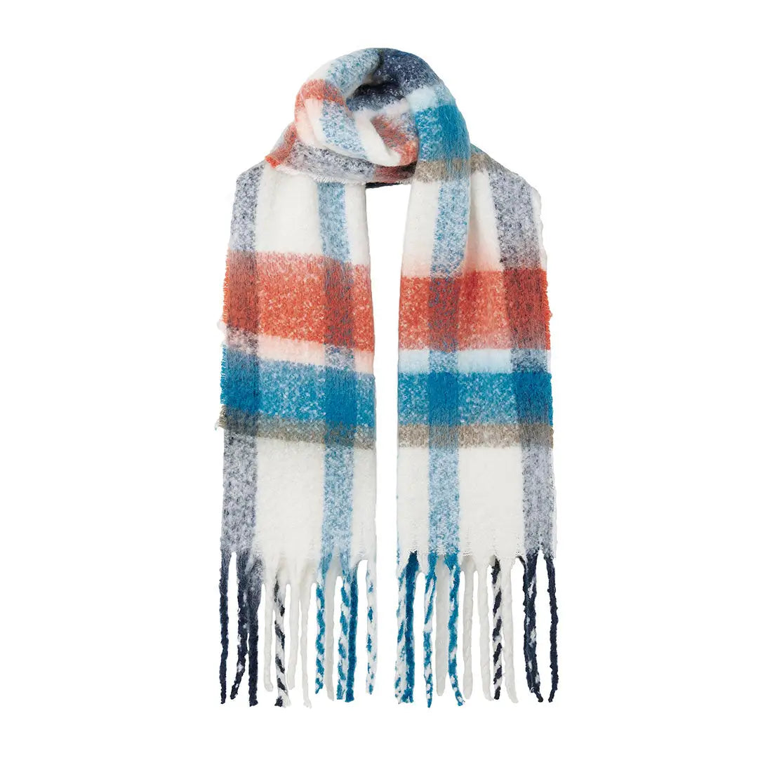Lighthouse Scarf with soft plaid pattern, perfect for country clothing and hunting trips