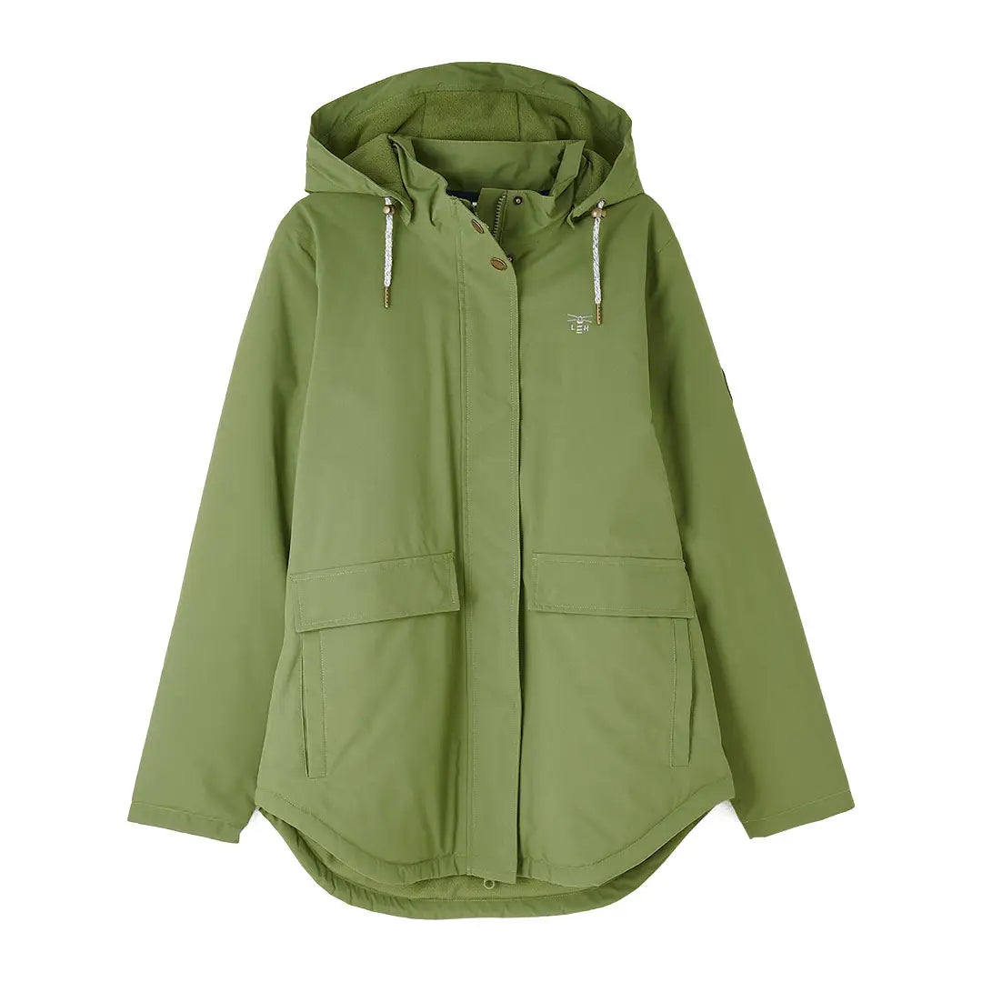 Lighthouse Tess Ladies Coat in olive green for country clothing and outdoor adventures