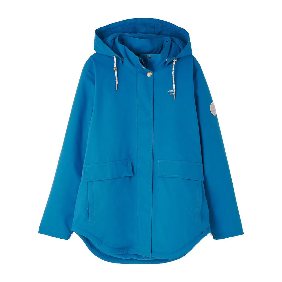 Bright blue Lighthouse Tess Ladies Coat, perfect country clothing for outdoors and hunting