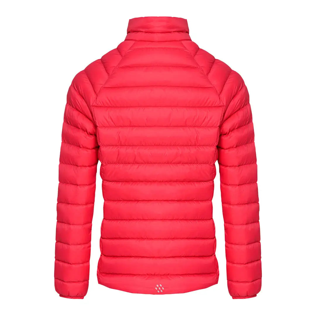 Red quilted puffer jacket with high collar from Mac In A Sac Ladies Synergy collection